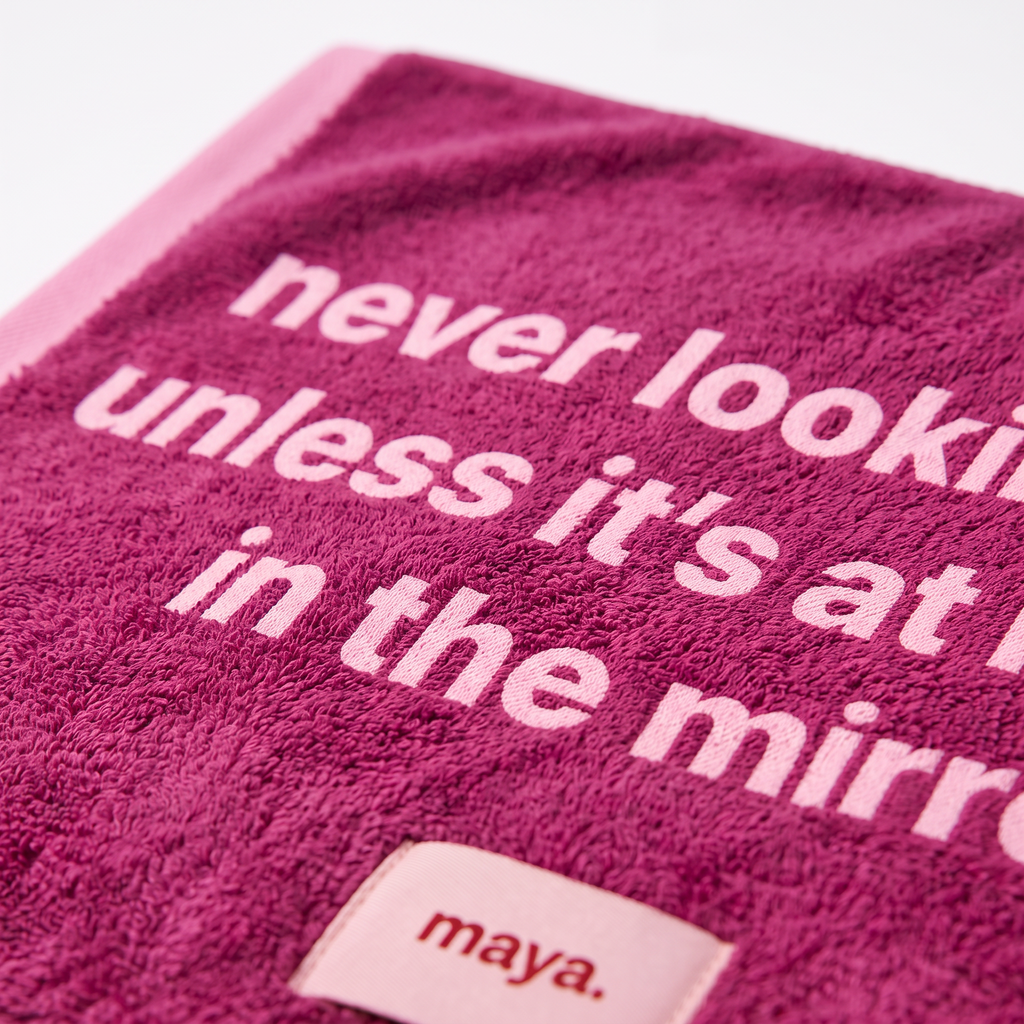 Ass In The Mirror Face Towel