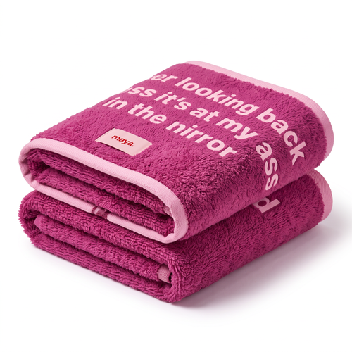Ass In The Mirror Face Towel