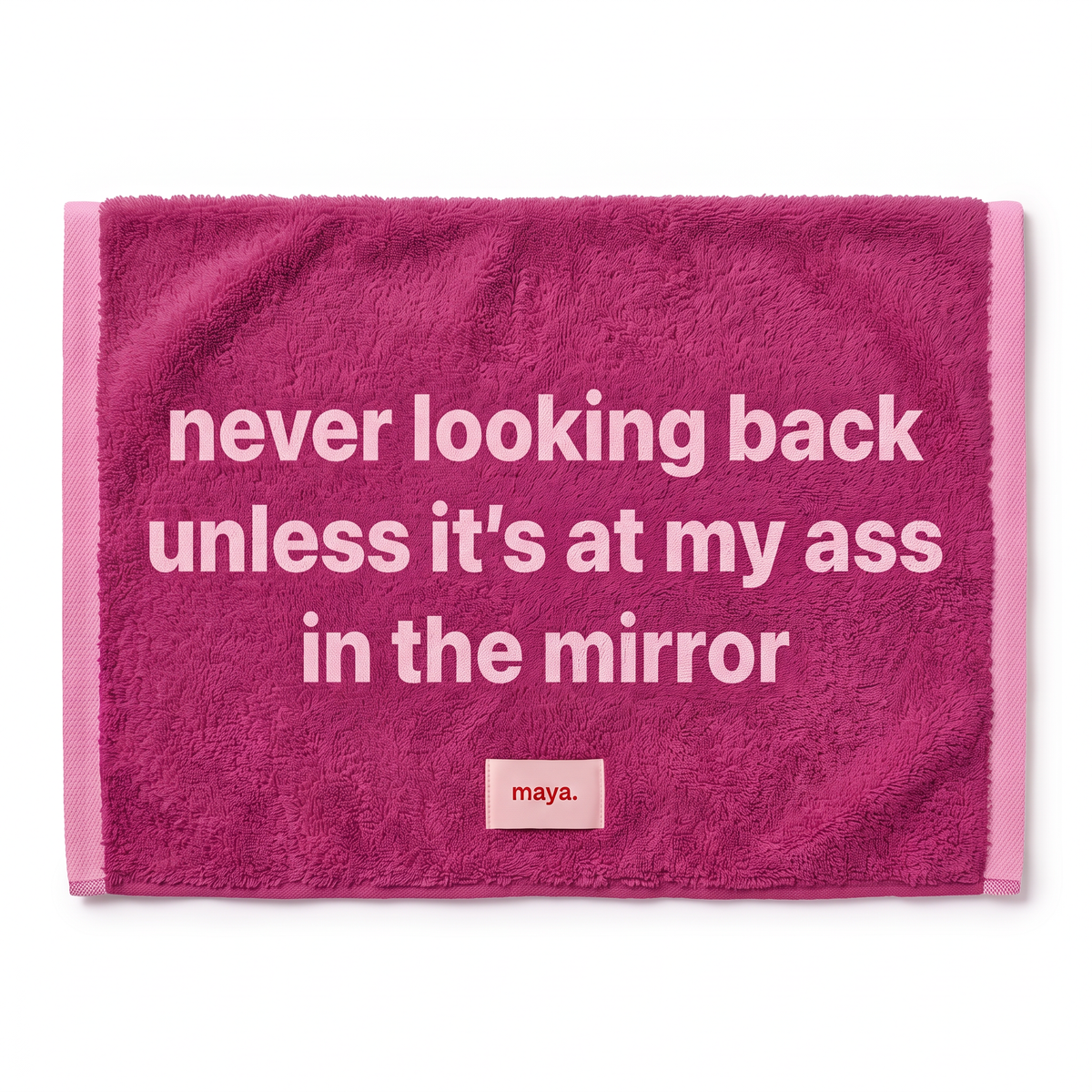 Ass In The Mirror Face Towel