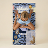 Blue Leopard Grip Towel